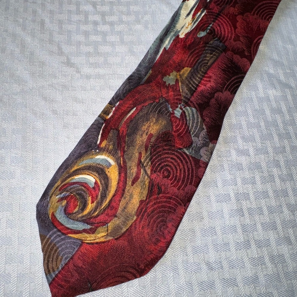 Vintage 90’s Martin Wong “Screenplay” tie